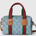 Gucci Mini Speedy Blue Handbag-thumb-0