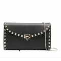 Valentino Garavani Black Small Shoulder Bag-thumb-0