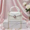 Bvlgari Serpenti Forever Top White Shoulder Bag-thumb-0