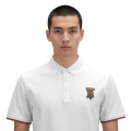 Burberry White Premium Quality Polo Tees-thumb-3
