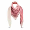 Louis Vuitton Pink Semi Wollen Monogram Gradient Shawl-thumb-0