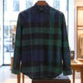 Burberry Blue & Green Premium Quality Shirt-thumb-1