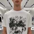 Balenciaga White Premium Quality T-shirt-thumb-3