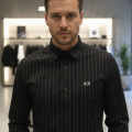 Armani Exchange Black Premium Quality Shirt-thumb-0