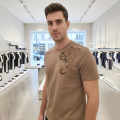 Balmain Clubwear Beige Premium Quality T-shirt-thumb-0