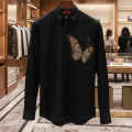 Gucci Butterfly Print Black Premium Shirt-thumb-1