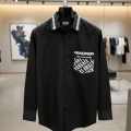Versace Black Premium Quality Cotton Shirt-thumb-0