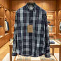 Burberry Blue Check Premium Quality Shirt-thumb-0