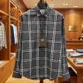 Burberry Grey Check Premium Quality Shirt-thumb-0