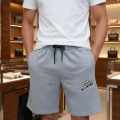 Boss Grey Premium Quality Men's Shorts-thumb-0