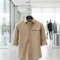 Balenciaga Brown Premium Quality Shirt-thumb-3