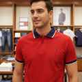 Tommy Hilfiger Red Premium Quality Tees-thumb-1