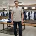 Gant Grey Premium Quality T-shirt-thumb-0