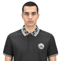 Versace Embroidered logo Black Premium Polo T-shirt-thumb-3