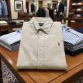Ralph Lauren Beige Premium Quality Cotton Shirt-thumb-2