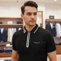 Hackett Black Premium Quality Polo T-shirt-thumb-2