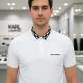 Karl Lagerfeld White Premium Quality T-shirt-thumb-1