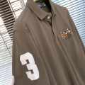 Ralph Lauren Brown Premium Collar T-shirt-thumb-4
