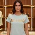 Moschino Sky Blue Premium Quality Women T-shirt-thumb-0