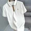 Burberry White Premium Exclusive Polo T-shirt-thumb-1