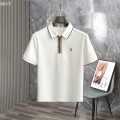 Burberry White Premium Exclusive Polo T-shirt-thumb-0