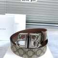 Balenciaga Brown Premium Quality Leather Belt-thumb-4