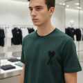Ami Green Premium Quality Heart Logo T-shirt-thumb-0