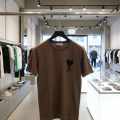Ami Brown Premium Quality Heart Logo T-shirt-thumb-1