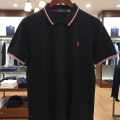 Ralph Lauren Black Premium Collar T-shirt-thumb-3