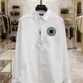 Balmain Embroidered White Premium Cotton Shirt-thumb-1