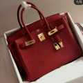 Hermes Birkin Red Premium Quality Bag-thumb-0