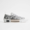 Dior Oblique Canvas B23 League White & Black Low-Top Sneaker-thumb-0