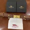 Sabyasachi Royal Bengal Brown Tiger Logo Belt-thumb-0