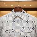 Louis Vuitton Monogram White Premium Cotton Shirt-thumb-1