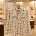 Louis Vuitton Monogram Cream Premium Cotton Shirt-thumb-4