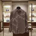 Louis Vuitton Monogram Brown Premium Cotton Shirt-thumb-2