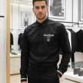 Balmain Embroidered Black Premium Cotton Shirt-thumb-0