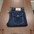True Religion Dark Blue Premium Quality Denim Jeans-thumb-3
