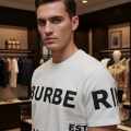 Burberry White Premium Exclusive Polo T-shirt-thumb-1