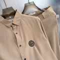 Versace Beige Premium Quality T-shirt & Trouser Combo-thumb-2