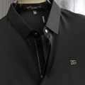 Dolce & Gabbana Black Premium Quality Short Sleeve Shirt-thumb-2
