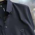 Emporio Armani Blue Premium Quality Short Sleeve Shirt-thumb-2