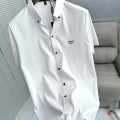 Emporio Armani White Premium Quality Short Sleeve Shirt-thumb-1