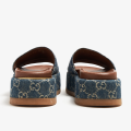 Gucci Angelina Blue Platform Slide Sandals-thumb-3