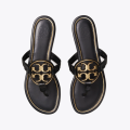 Tory Burch Metal Miller Black Premium Quality Flat Sandal-thumb-3