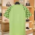 Louis Vuitton Green Embroidery Logo Premium T-shirt-thumb-2