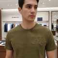 Burberry Green Premium Exclusive Polo T-shirt-thumb-2
