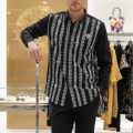 Versace Black Premium Quality Cotton Shirt-thumb-0