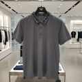 Emporio Armani Lycra Grey Premium Collar T-shirt-thumb-3