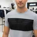 Armani Exchange Grey Premium Quality T-shirt-thumb-3